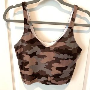 Lululemon Align Tank Heritage 365 Camo Dusty Bronze Multi 10 W1CYBS Crop Bra
